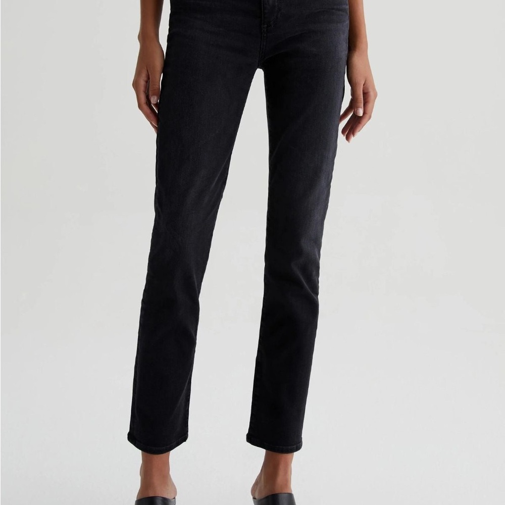 AG Mari Mid-Rise Slim Straight jeans